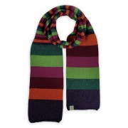 Scarf | NO. 1 | Elderberry + Cossack Green | Lambswool